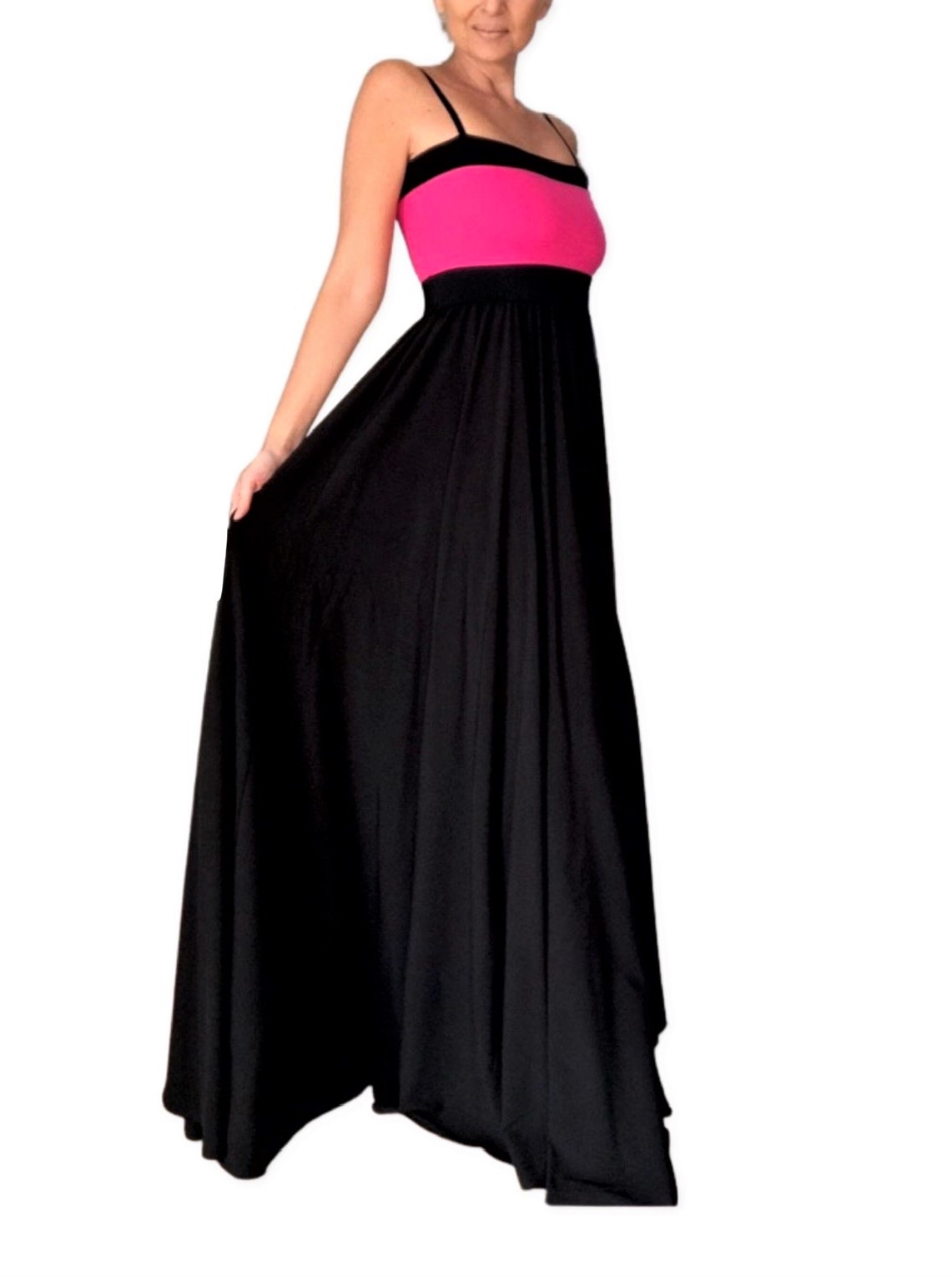 Dlouhé letní šaty BOROS DR-L-BL01